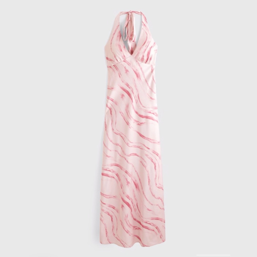 Abercrombie & Fitch Pink Maxi Dress